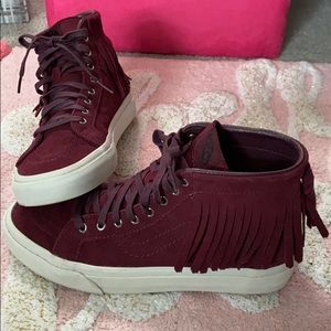 Vans high top sneaker